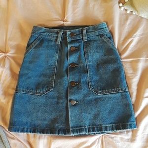 Jean skirt